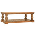 iNSPIRE Q Artisan Edmaire 55-Inch Light Natural Baluster Coffee Table