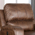 Fabric Recliner and Single Sofa with Manual Recline Feature