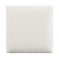 iNSPIRE Q Artisan White Cotton Fabric Down-Filled Ottoman - Lion Design