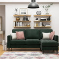 CosmoLiving by Cosmopolitan Strummer Reversible Velvet Sectional Sofa