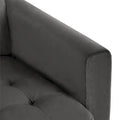 CosmoLiving by Cosmopolitan Strummer Reversible Velvet Sectional Sofa