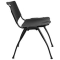 880 lb. Capacity Heavy-Duty Plastic Stackable Chair with Carrying Handle