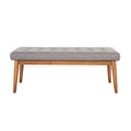 Crosley Landon Acorn Upholstered Bench - 43.25" W x 16" D x 16.88" H