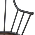 Simple Living Milo Set of 2 Mixed Media Spindle Arm Chairs - N/A