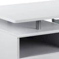 3-Drawer Pedestal Computer Desk with Keyboard Tray