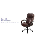 Big and Tall Office Chair with High Back Lumbar Support and Rolling Base