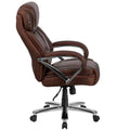 Big and Tall Office Chair with High Back Lumbar Support and Rolling Base