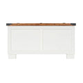 Contemporary Farmhouse Coffee Table Featuring Concealed Storage
