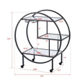 Chic Mobile Bar Cart - Elegant Drink Cabinet for Home & Entertaining