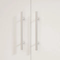 Black and White Wardrobe Armoire Closet with Drawer - 31.5W x 66.9H