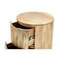 Kingston 18-Inch Round Nightstand with 2 Drawers by Carolina Living