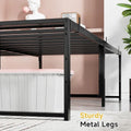 14-Inch Heavy-Duty Metal Full Bed Frame