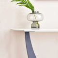 Contemporary Console Table with Elegant Design, Metal Frame, and Adjustable Foot Pads for Entryway