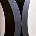 Contemporary Console Table with Elegant Design, Metal Frame, and Adjustable Foot Pads for Entryway
