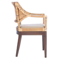 SAFAVIEH Saveta Honey Armchair - Dimensions: 23" W x 22.5" D x 34" H
