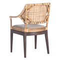 SAFAVIEH Saveta Honey Armchair - Dimensions: 23" W x 22.5" D x 34" H