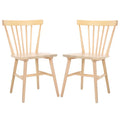 SAFAVIEH Signa Spindle Farmhouse Dining Chair Set (2 Chairs) - Dimensions: 20" W x 20" D x 33" H