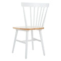 SAFAVIEH Signa Spindle Farmhouse Dining Chair Set (2 Chairs) - Dimensions: 20" W x 20" D x 33" H