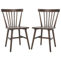 SAFAVIEH Signa Spindle Farmhouse Dining Chair Set (2 Chairs) - Dimensions: 20" W x 20" D x 33" H