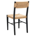 SAFAVIEH Couture Shazia Rattan Dining Chair Set (2 Pieces) - Dimensions: 16.3" W x 21.3" L x 34" H