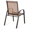 Costway Set of 4 Patio Chairs with Armrests for Garden and Deck - View Details