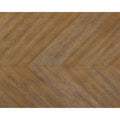Roundhill Furniture Belleza French Country Dining Table in Antique White and Weathered Oak