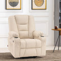 MCombo Compact Power Lift Recliner Chair with Massage and Heat for Seniors, Faux Leather Model 7569