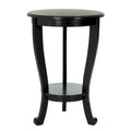 SAFAVIEH Carlotta Grey Pedestal Side Table - Dimensions: 18.1" W x 18.1" D x 26" H