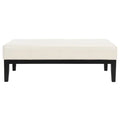 SAFAVIEH Tonja Brown Bicast Leather Rectangular Ottoman
