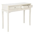 SAFAVIEH Affie 2-Drawer Console Table - Dimensions: 35.5" W x 13" D x 29.5" H