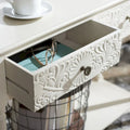 SAFAVIEH Leonia Console Table with 2 Drawers - Dimensions: 35.5" W x 13" L x 29.5" H