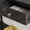 SAFAVIEH Leonia Console Table with 2 Drawers - Dimensions: 35.5" W x 13" L x 29.5" H