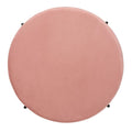 SAFAVIEH Shianne Round Velvet Cocktail Ottoman Table