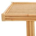 SAFAVIEH Gerdhilde Tropical Boho Coastal Rattan Rectangle Coffee Table - 47" W x 24" D x 18" H