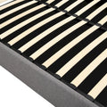 Upholstered Platform Bed with Lift-Up Storage - Full/Queen Size