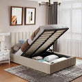 Upholstered Platform Bed with Lift-Up Storage - Full/Queen Size