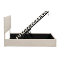 Upholstered Platform Bed with Lift-Up Storage - Full/Queen Size