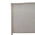 Belmar King Upholstered Bed in Washed Taupe and Silver Champagne