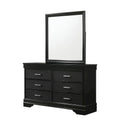 Sigurd Black Velvet Tufted Upholstered Bed with Panel Design