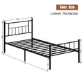 Futzca Bed Frame Featuring Headboard and Footboard
