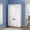 78.7H Combo Twin Wardrobe Set: Stylish and Functional Armoires for Your Closet