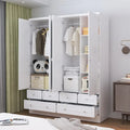 78.7H Combo Twin Wardrobe Set: Stylish and Functional Armoires for Your Closet
