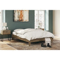 Signature Design by Ashley Deanlow Honey Wood Platform Bed
