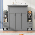 Merax Murphy Bed with Shelves, Drawers, and Integrated LED Lighting