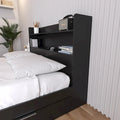 Hunter Headboard with Built-In Bookcase