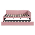 Merax Upholstered Full-Size Daybed with Trundle Feature
