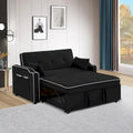 3-in-1 Modern Velvet Sleeper Sofa Bed: Convertible Loveseat with Pull-Out Bed