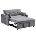 3-in-1 Modern Velvet Sleeper Sofa Bed: Convertible Loveseat with Pull-Out Bed