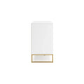 Signature Design by Ashley Socalle White and Gold Dresser