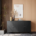 4-Door Wooden Accent Cabinet - Sideboard Buffet Server